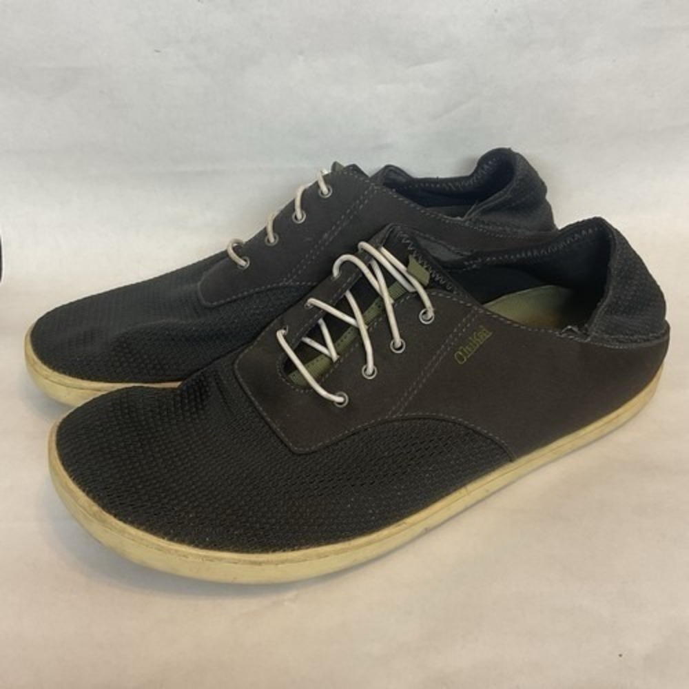 OluKai Nohea Moku Charcoal Slip On Convertible Sneaker Boat Shoe Men 9.5 China